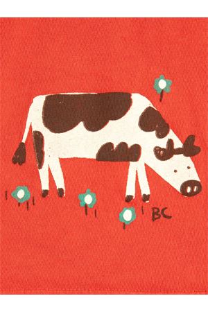 t-shirt in cotone rosso BOBO CHOSES KIDS | B126AC024.